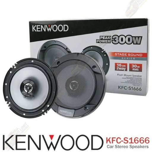 Kenwood KFC-S1666 Stage Sound 16cm 2-Way Flush Mount Speakers