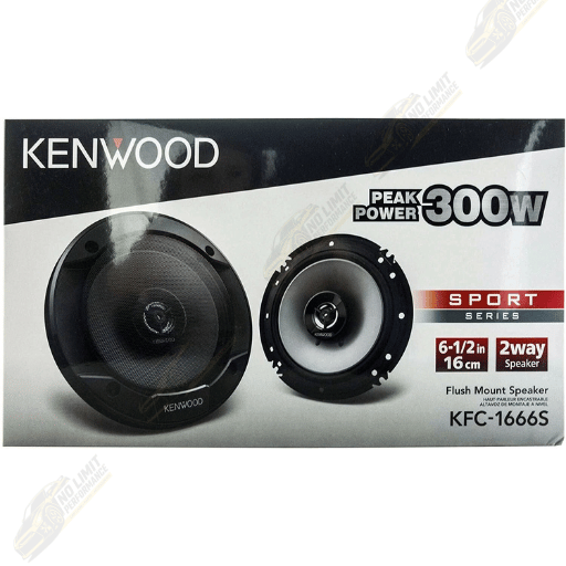 Kenwood KFC-S1666 Stage Sound 16cm 2-Way Flush Mount Speakers